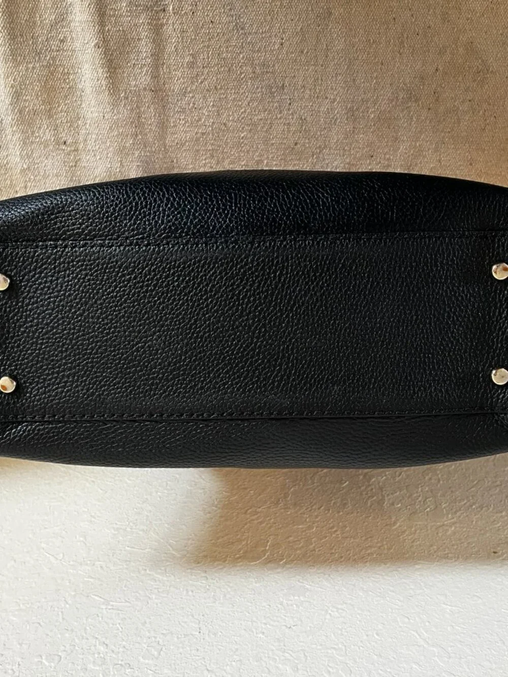 Kate Spade New York Lane Anika Blush/Black Pebbled Leather Shoulder Bag W/Wallet
